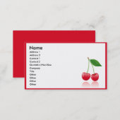 Cherries Business Cards (Front/Back)