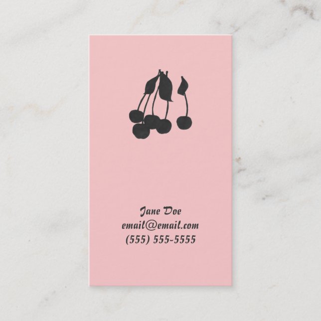 Cherries Calling Card (Front)