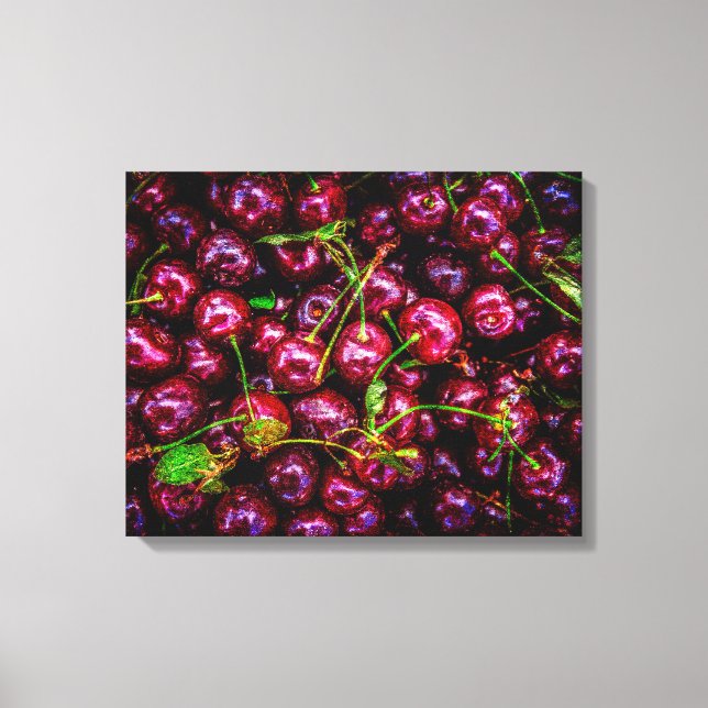 Cherries Canvas Print (Front)