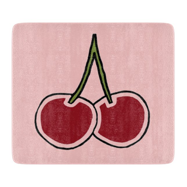 Cherries Cutting Board (Front)