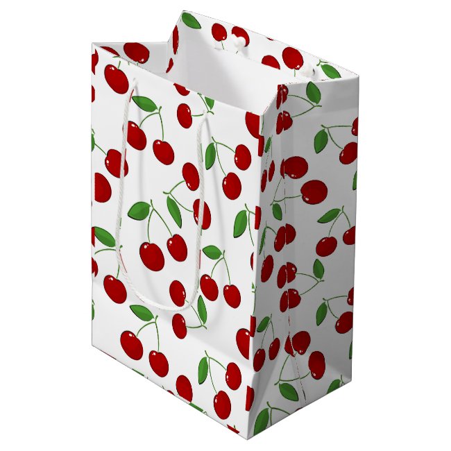 Cherries Design Gift Bag