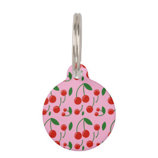 Cherries Dog ID Tag