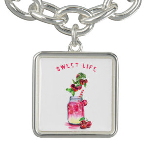 Cherries Drink Bracelet