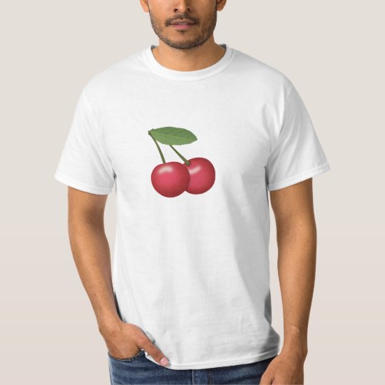 Cherries Emoji T-Shirt | Zazzle.com