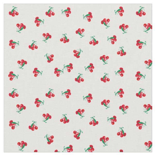 Cherries Fabric (Close Up)