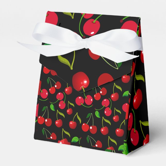 Cherries Favor Box (Front Side)