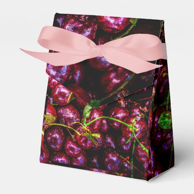 Cherries Favor Boxes (Front Side)