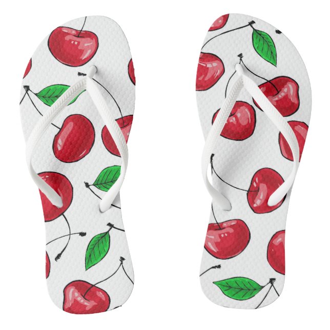 Cherries Flip Flops (Footbed)