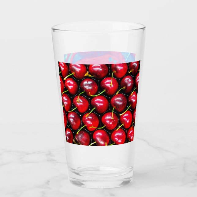 Cherries Glass (Front)