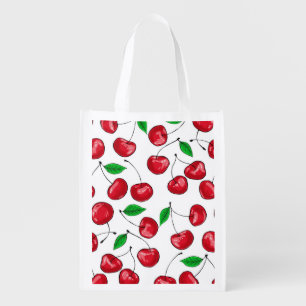 Cherries Grocery Bag