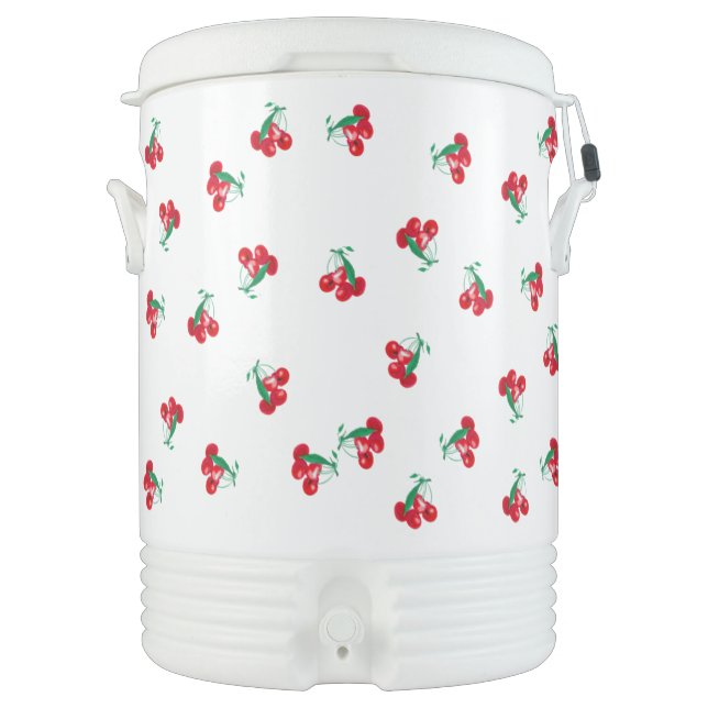 Cherries Igloo Beverage Cooler (Front)