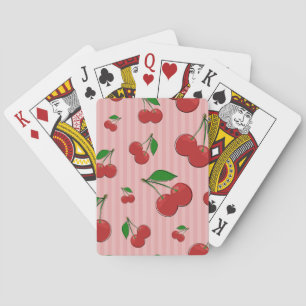Cherries Illustration Poker Cards