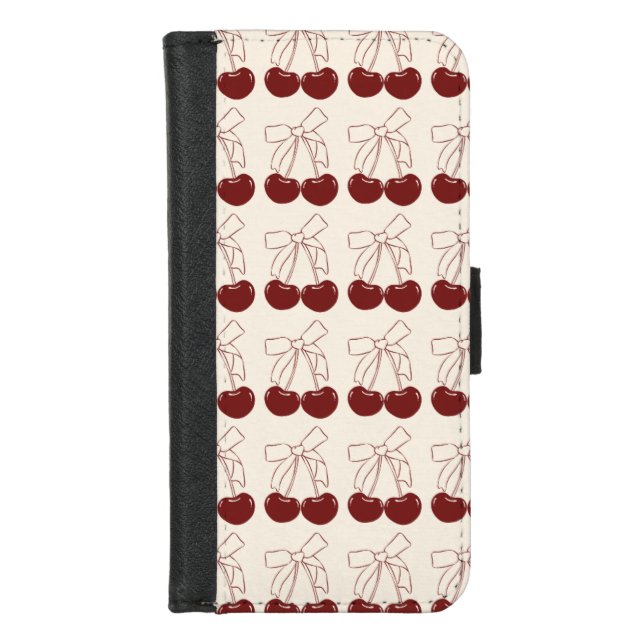 Cherries  iPhone wallet case (Front)