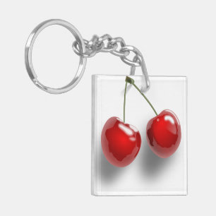 Cherries Keychain