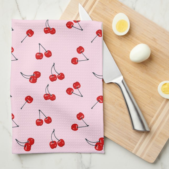 Cherries Kitchen Towel (Quarter Fold)