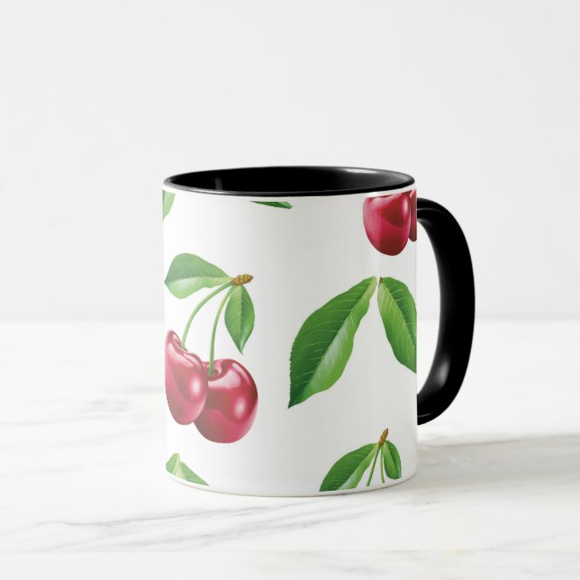 Cherries mug (Front Right)