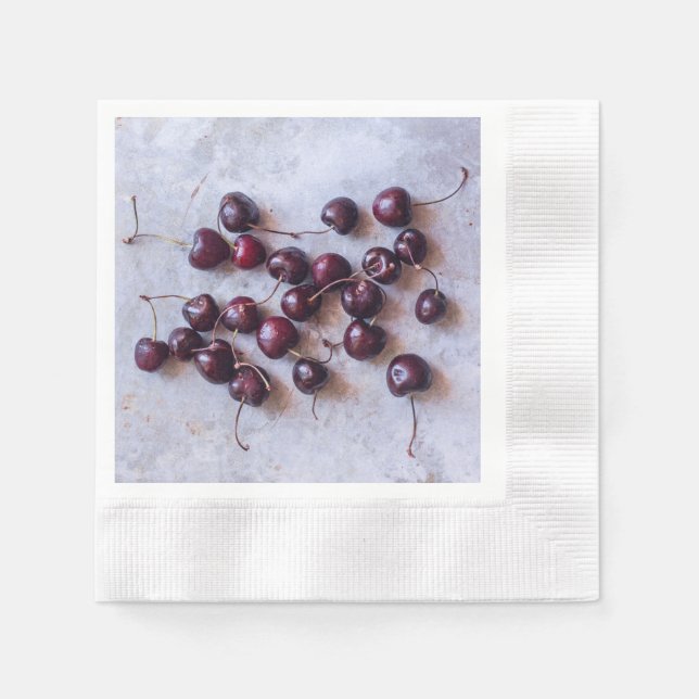Cherries Napkins (Front)