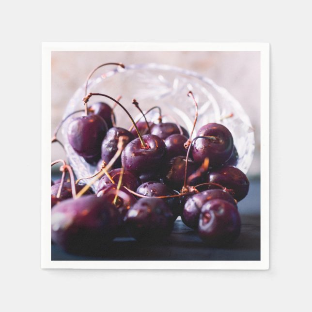 Cherries Napkins (Front)