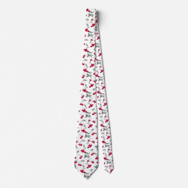 Cherries Neck Tie (Front)
