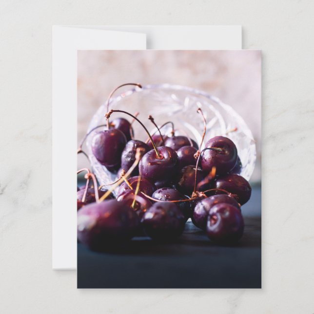 Cherries Note Card (Front)
