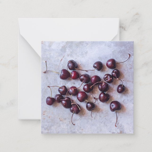 Cherries Note Card (Front)