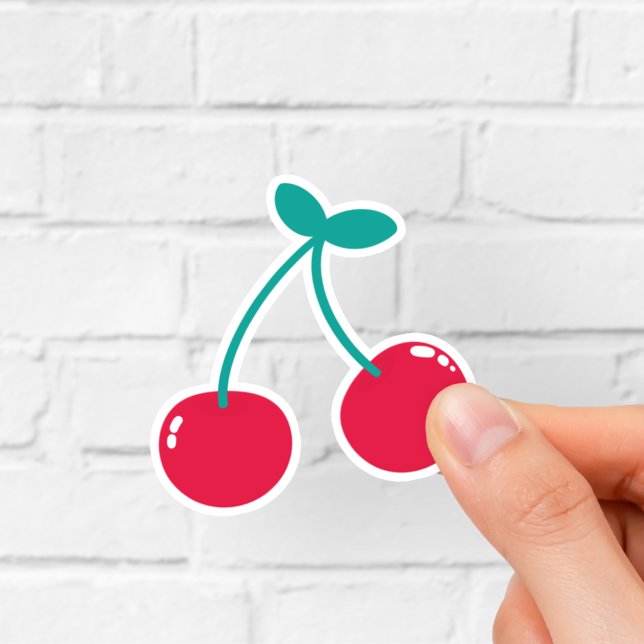 Cherries On A Stalk Sticker (Creator Uploaded)