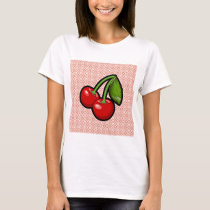 Cherries on Flower T-Shirt