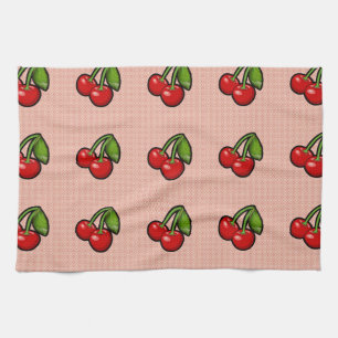 Cherries on Flower Towel
