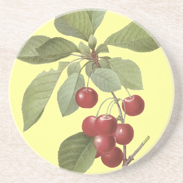 Cherries on the Tree Coaster (Front)