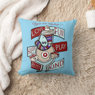 Cherries on Top: A Celebration of KindnessK Throw Pillow