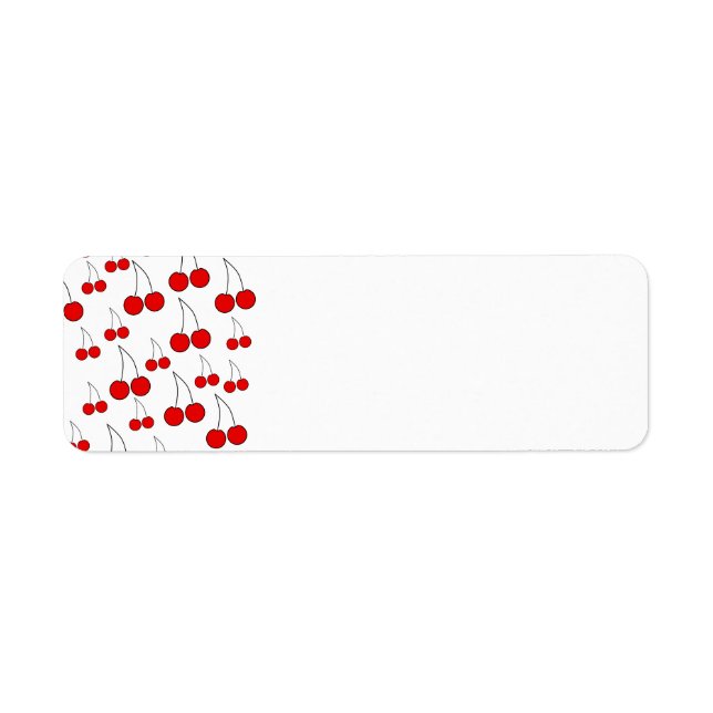 Cherries Pattern. Label (Front)