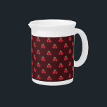 Cherries pattern pitcher<br><div class="desc">Cherries pattern</div>