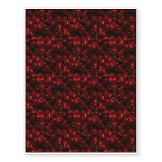 Cherries Pattern Temporary Tattoos