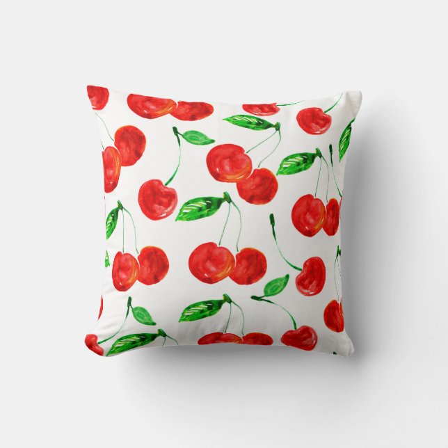 Cherries Pillow (Front)