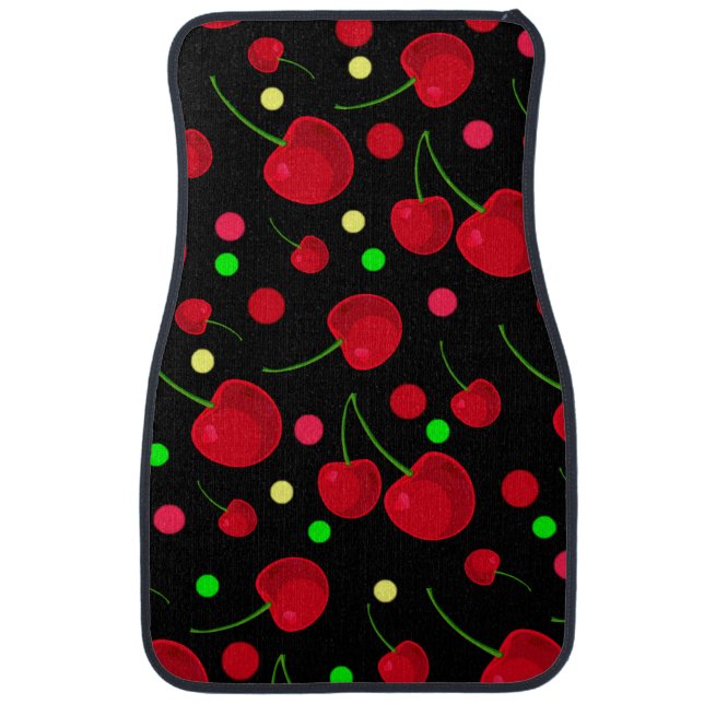 CHERRIES PLUS      CAR FLOOR MAT (Front)