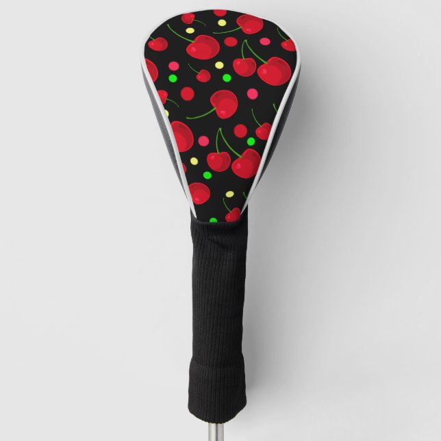 CHERRIES PLUS        GOLF HEAD COVER (Front)
