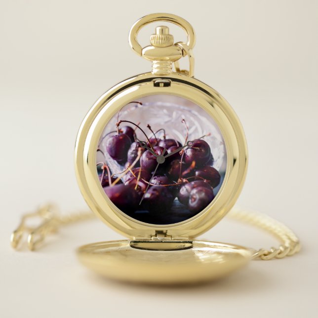 Cherries  pocket watch (Inside)