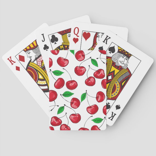 Cherries Poker Cards (Back)