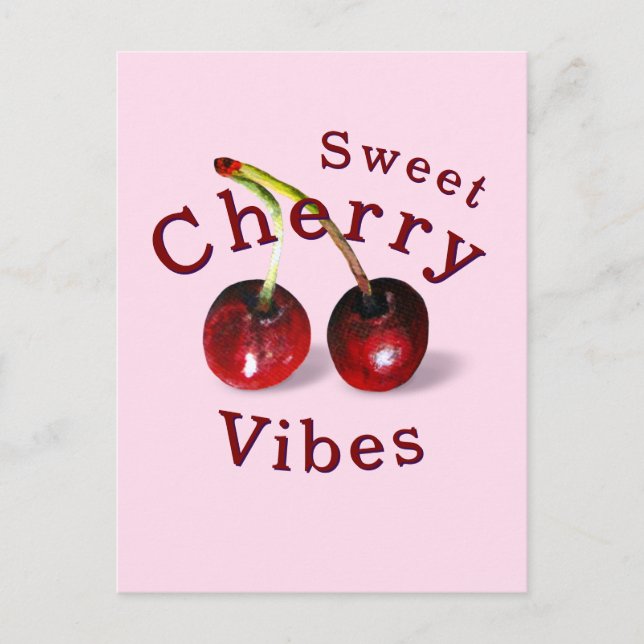 Cherries Postcard (Front)