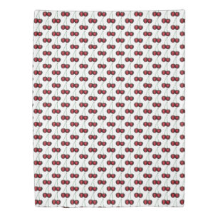 Cherries Ripe Red Cherry Summer Fruit Print Duvet Cover