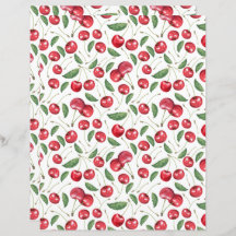 Cherries Scrapbook Paper
