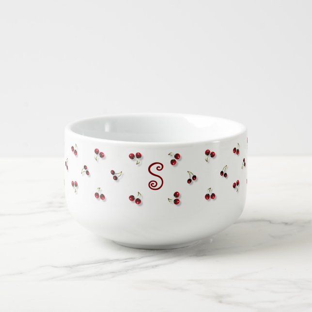 Cherries Soup Mug (Front)