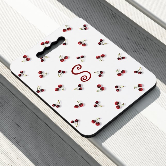 Cherries Stadium Seat Cushion (In Situ)