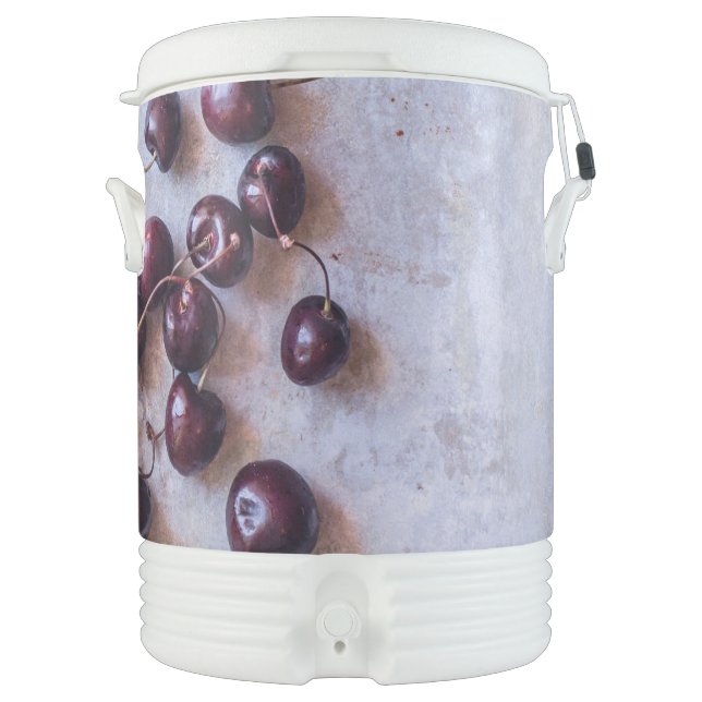 Cherries Stone Coaster Beverage Cooler (Front)