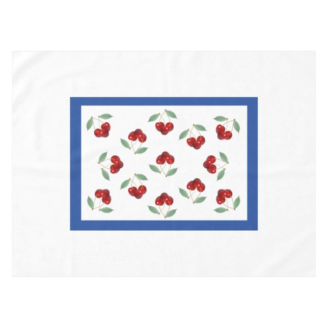 Cherries Tablecloth (Front (Horizontal))