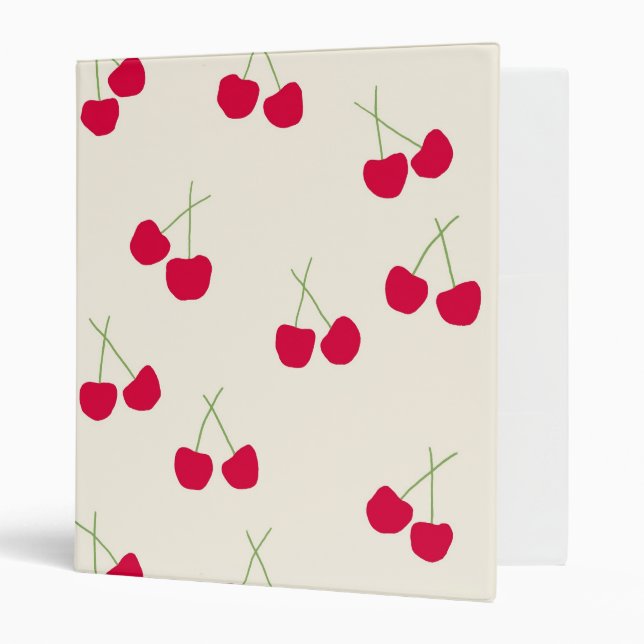 Cherries Three RIng Binder (Front/Inside)
