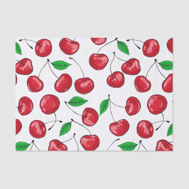 Cherries Tissue Paper (Front)