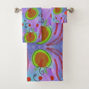 Cherries to Drink Bath Towel Set