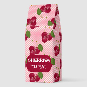 Cherries To Ya! Pink and White Dots Cute Roasted Coffee