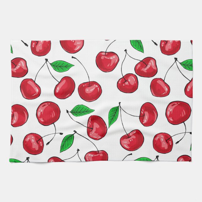Cherries Towel (Horizontal)